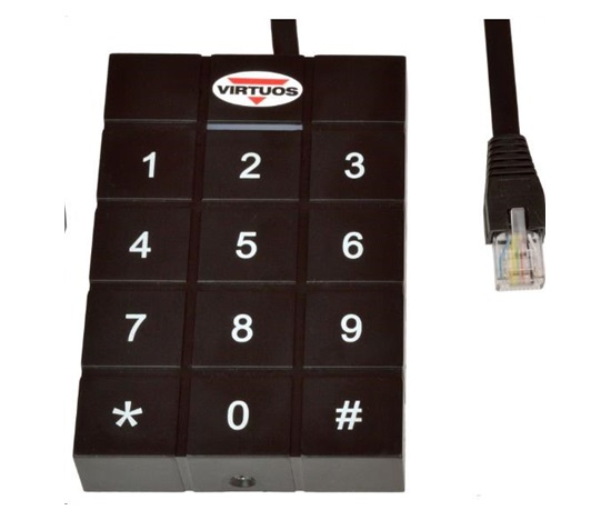 Virtuos RFID 125 kHz adaptér s klávesnicí pro pokladní zásuvky Virtuos 24V