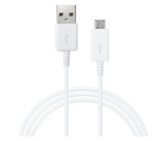 Samsung datový kabel EP-DG925UWE, micro USB, bílá (bulk)