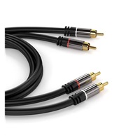 PREMIUMCORD kabel, 2x CINCH-2x CINCH M/M, 3m