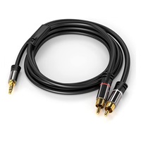 PREMIUMCORD kabel, Jack 3.5mm-2xCINCH M/M 5m