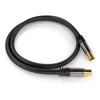 PREMIUMCORD propojovací kabel, anténní, M/F 75Ohm (135dB) 4x stíněný 1,5m