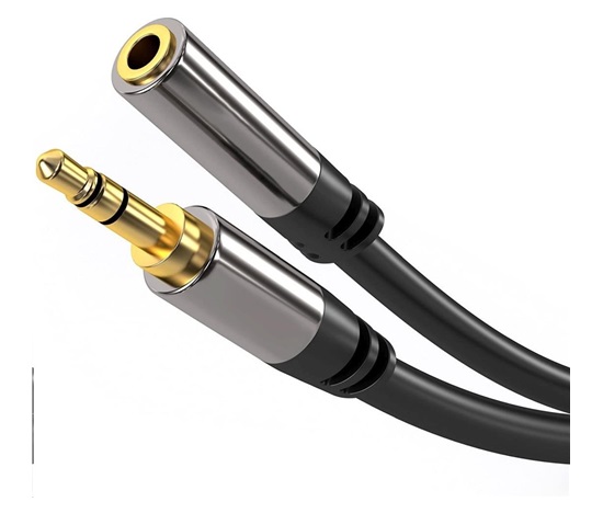 PREMIUMCORD prodlužovací kabel, Jack 3.5mm - Jack 3.5mm M/F 1,5m