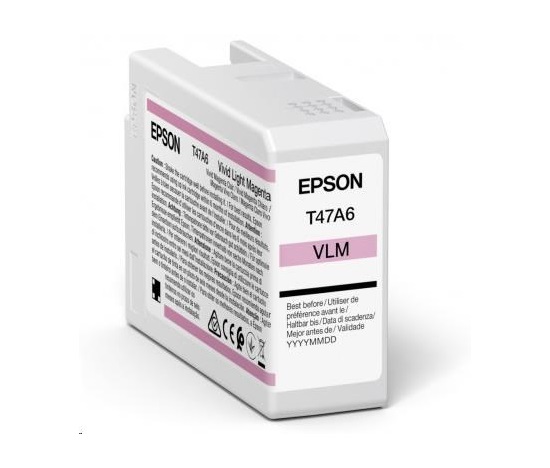 EPSON ink Singlepack Vivid Light Magenta T47A6 UltraChrome Pro 10 ink 50ml