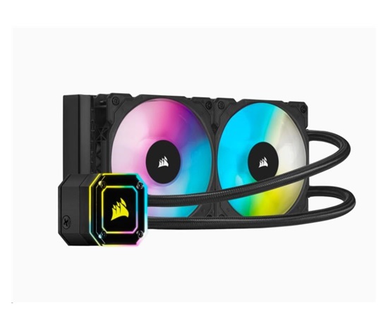 CORSAIR vodní chlazení iCUE H115i ELITE CAPELLIX, 280mm Radiator, Dual 140mm ML RGB Fans, Software Control