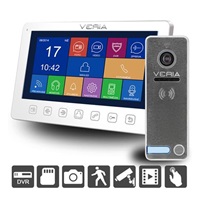 VERIA SET videotelefon 7076B bílý + vstupní stanice 230