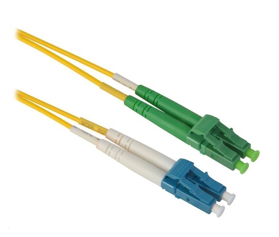 Duplexní patch kabel SM 9/125, OS2, LC(UPC)-LC(APC),  LS0H, 8m