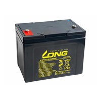 Long 12V 75Ah olověný akumulátor Deep Cycle AGM M6 (KPH75-12NE)