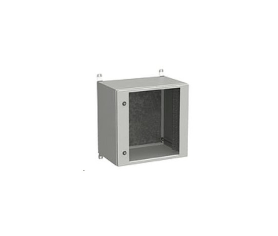 Solarix rozvaděč nástěnný venkovní LC-20 12U 600x600mm, dveře sklo