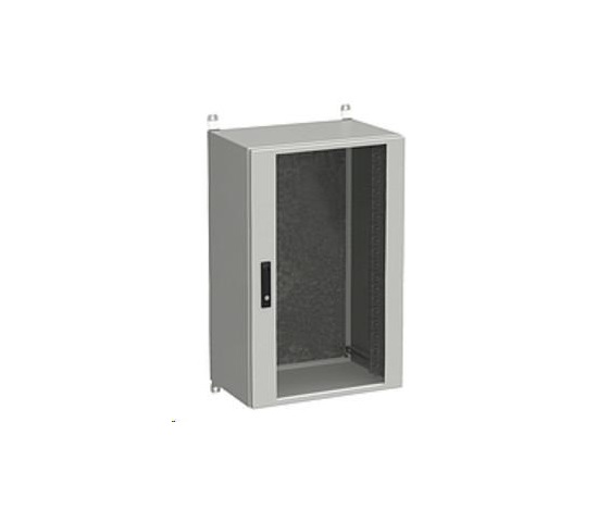 Solarix rozvaděč nástěnný venkovní LC-20 21U 600x400mm, dveře sklo