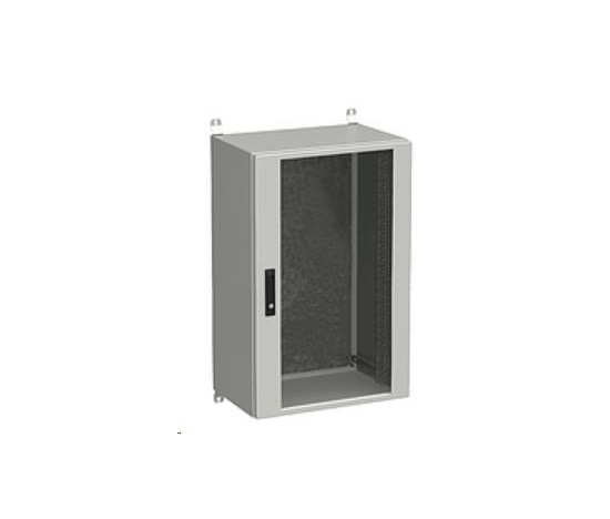 Solarix rozvaděč nástěnný venkovní LC-20 21U 600x500mm, dveře sklo