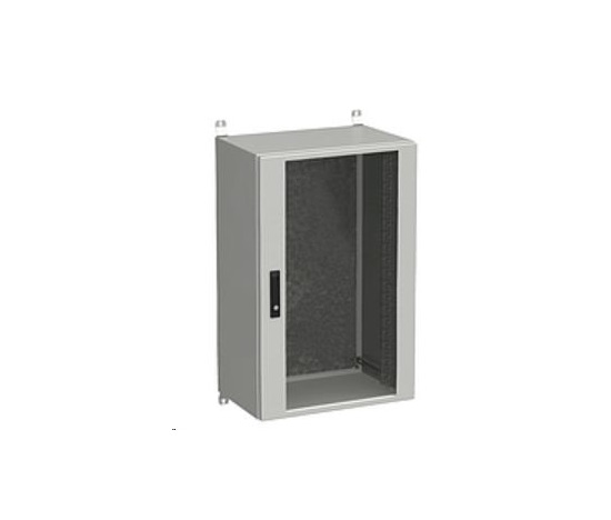 Solarix rozvaděč nástěnný venkovní LC-20 21U 600x600mm, dveře sklo