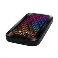 ADATA External SSD 512GB SE770G USB 3.0 černá/žlutá LED RGB