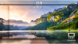 Obr. Křišťálově čistý obraz na displeji UltraWide s rozlišením QHD 3440 x 1440 pixelů 1552037c