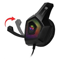 CONNECT IT herní sluchátka BATTLE RGB Ed. 3, s mikrofonem, černá