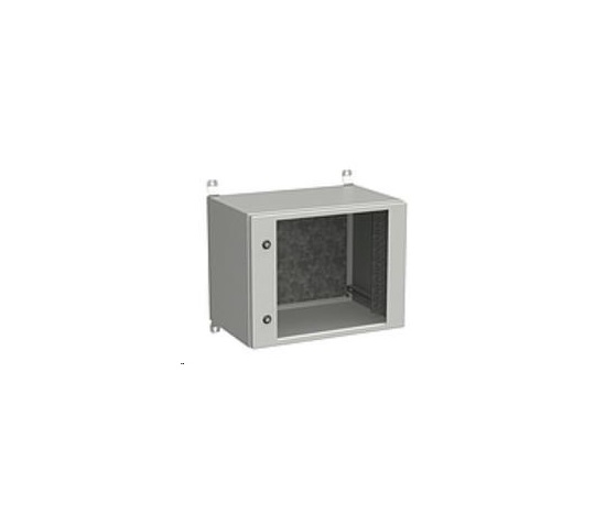 Solarix rozvaděč nástěnný venkovní LC-20 9U 600x600mm, dveře sklo