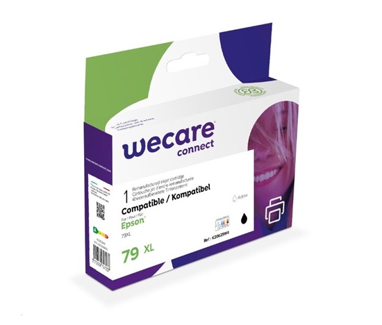 WECARE ARMOR cartridge pro Epson WorkForce Pro WF-5110, 5190, 5620, 5690 (C13T79014010), černá/black, 45,5ml, 2600str