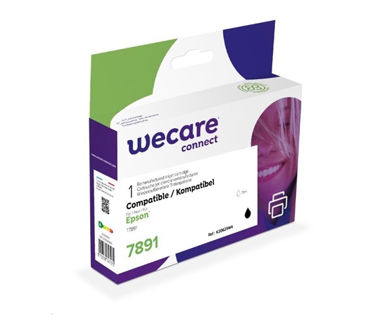 WECARE ARMOR cartridge pro Epson WorkForce Pro WF-5110, 5190, 5620, 5690 (C13T78914010), černá/black, 73ml, 4000str