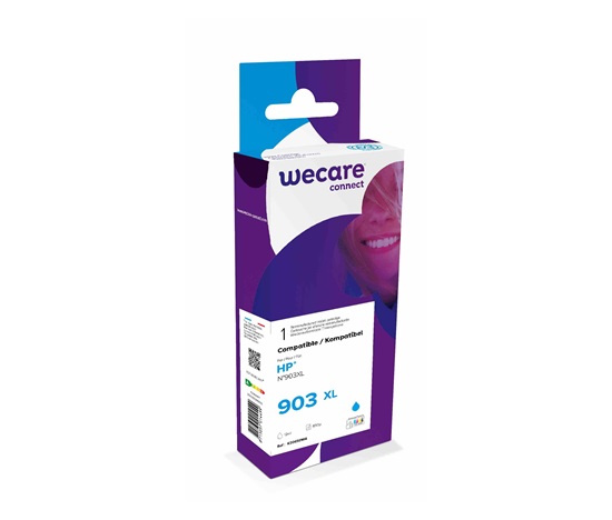 WECARE ARMOR cartridge pro HP Officejet Pro 6960, 6961, 6962, 6963, 6964 (T6M03AE), modrá/cyan, 12ml, 850str