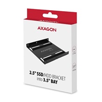 AXAGON RHD-125B, kovový rámeček pro 1x 2.5" HDD/SSD do 3.5" pozice, černý
