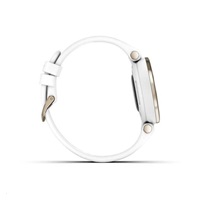 Garmin hodinky Lily Sport Cream Gold/White Silicone Band