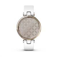 Garmin hodinky Lily Sport Cream Gold/White Silicone Band