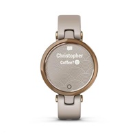 Garmin hodinky Lily Sport Rose Gold/Light Sand Silicone Band