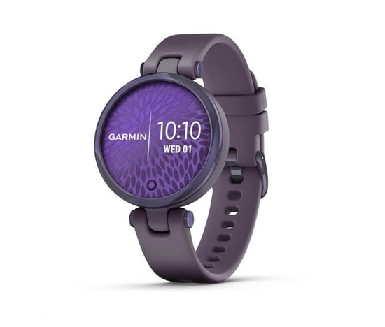 Garmin hodinky Lily Sport Midnight Orchid/Orchid Silicone Band