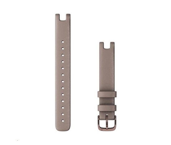 Garmin řemínek pro Garmin Lily, kožený, hnědý