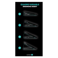 CONNECT IT chladící podložka pod notebook FrostBreeze, černá