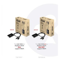 Club3D Adaptér aktivní DisplayPort na Dual Link DVI-D, USB napájení, 60cm, HDCP off, pro Apple Cinema displeje