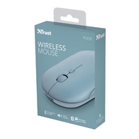 TRUST myš PUCK, bezdrátová, USB, modrá, bluetooth