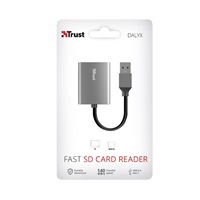 TRUST čtečka paměťových karet DALYX Fast, externí, USB 3.2, 8cm