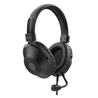 TRUST sluchátka s mikrofonem HS-250 Over-Ear USB Headset
