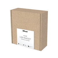 TRUST sluchátka s mikrofonem HS-250 Over-Ear USB Headset