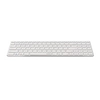 RAPOO klávesnice E9100M, bezdrátová, Ultra-slim, CZ/SK, bílá