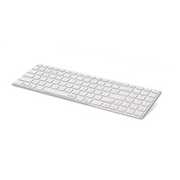 RAPOO klávesnice E9100M, bezdrátová, Ultra-slim, CZ/SK, bílá