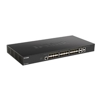 D-Link DXS-1210-28S Smart Managed 10G Switch 24x 10G SFP+ ports, 4x 10GBase-T ports