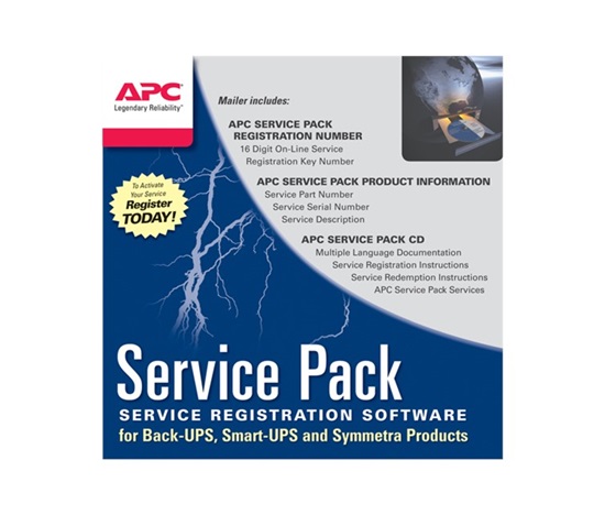 APC 3 Year Service Pack Extended Warranty (for New product purchases), SP-01A, pro BE400, BE650G2, BE850G2