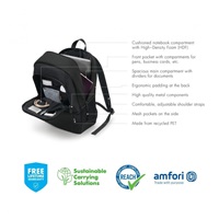 DICOTA Backpack BASE 13-14.1 Black