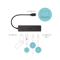 i-tec USB-C Hub Metal 4-Port