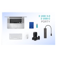 i-tec USB-C Hub Metal 4-Port