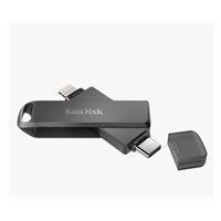 SanDisk Flash Disk 256GB iXpand Luxe, USB-C + Lightning