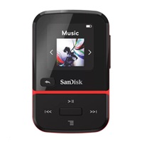 SanDisk Clip Sport Go MP3 Player 16GB, Red