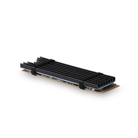 AXAGON CLR-M2L3, hliníkový pasivní chladič pro M.2 2280 SSD, výška 3 mm