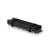 AXAGON CLR-M2L10, hliníkový pasivní chladič pro M.2 2280 SSD, výška 10 mm