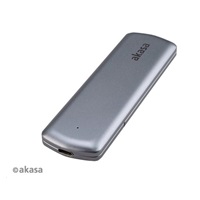 AKASA externí box pro M.2 SATA/NVMe SSD, USB 3.2 Gen 2, 10Gb/s, hliník