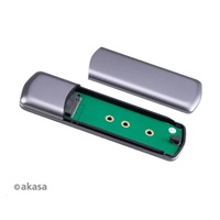 AKASA externí box pro M.2 SATA/NVMe SSD, USB 3.2 Gen 2, 10Gb/s, hliník