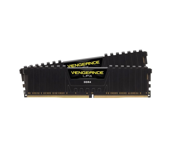 CORSAIR DIMM DDR4 32GB (Kit of 2) 3200MHz CL16 Vengeance LPX, Černá