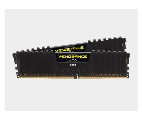 CORSAIR DIMM DDR4 16GB (Kit of 2) 2666MHz CL16 Vengeance LPX Černá