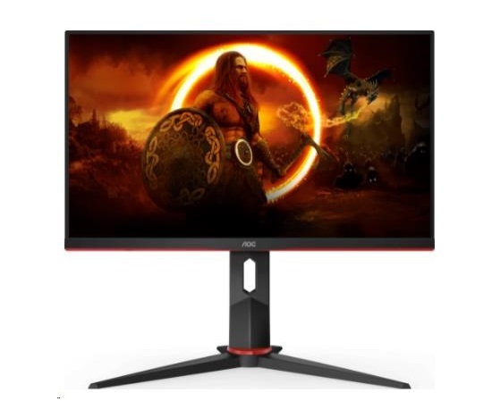 AOC MT IPS LCD WLED 23,8" 24G2ZU/BK - IPS panel, 1920x1080, 240Hz, 2xHDMI, DP, USB 3.2, repro, nast vyska + pivot